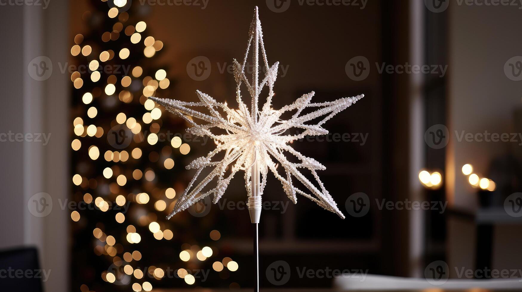 sleek tree topper star photo