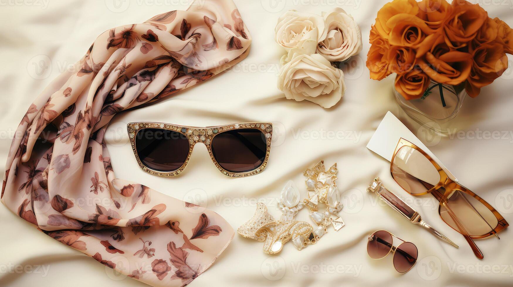 vintage gold sunglasses photo
