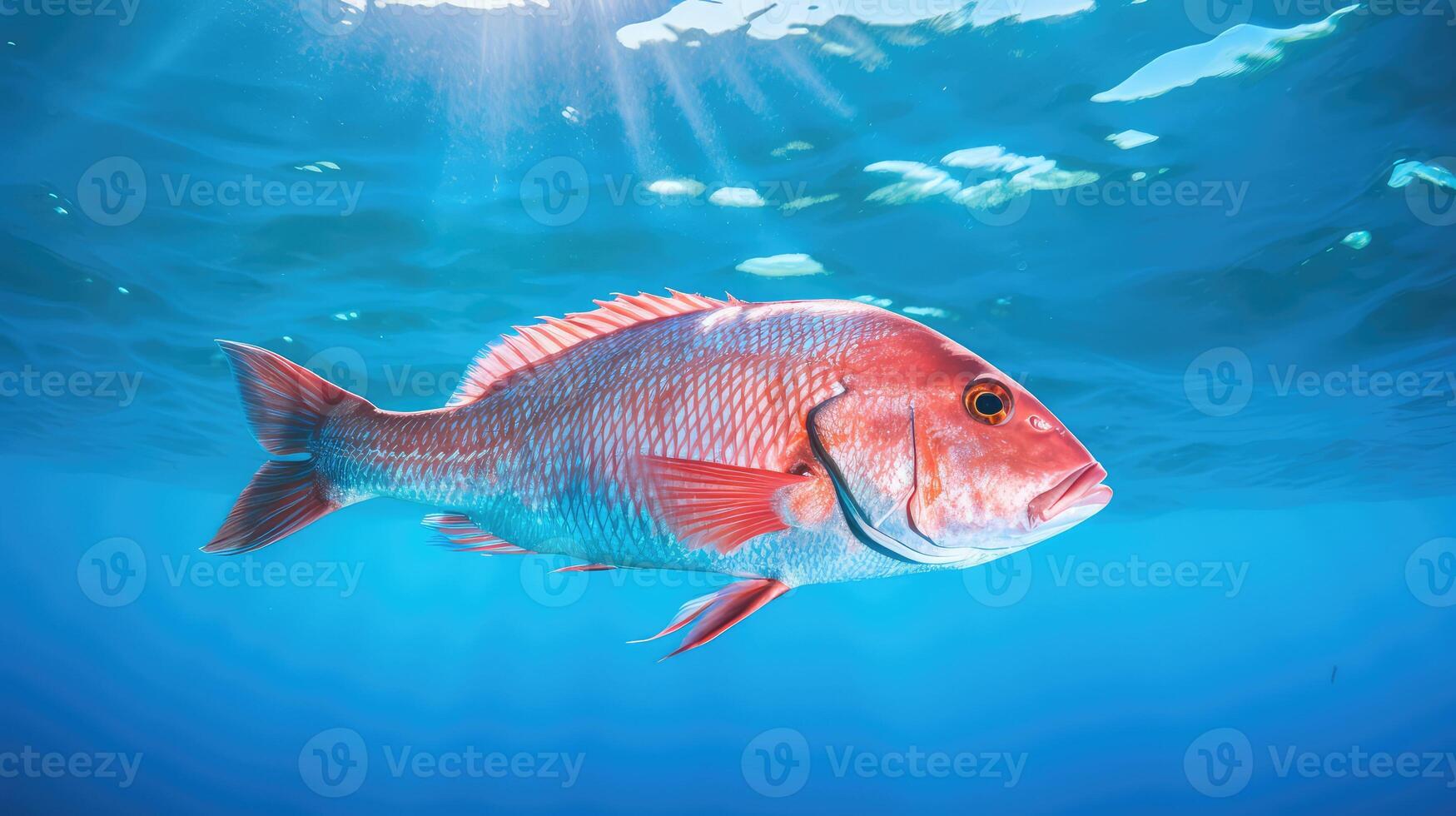 vibrant snapper red photo