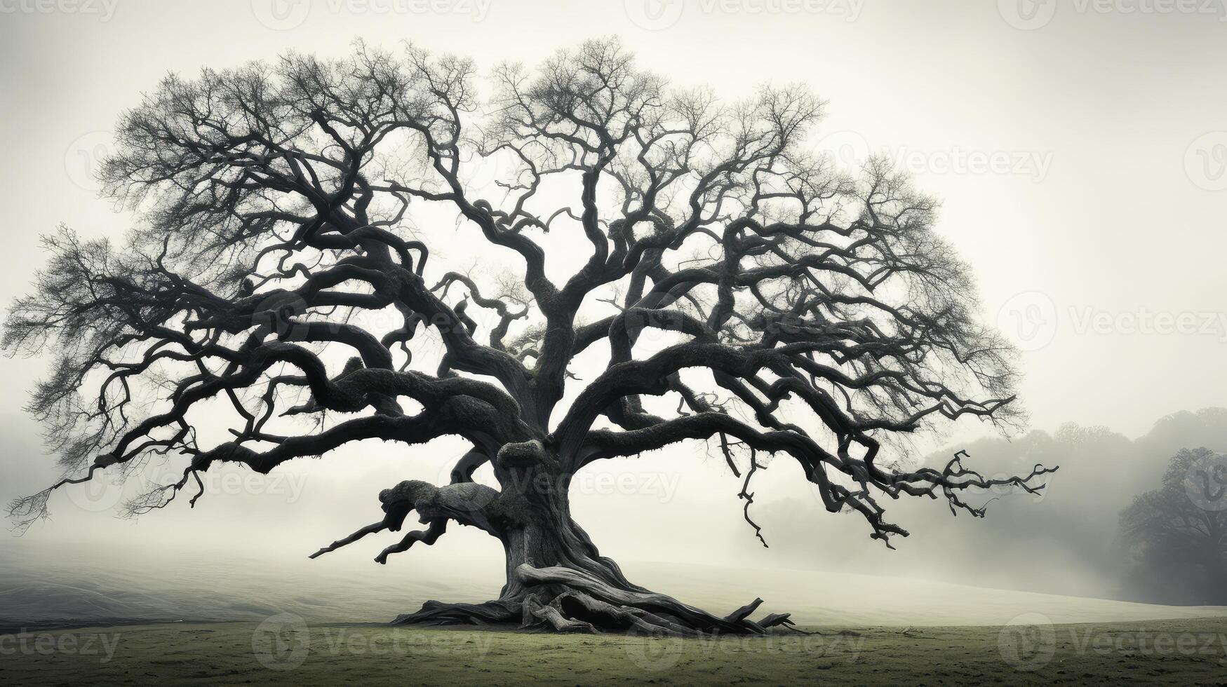 oak twisted tree photo