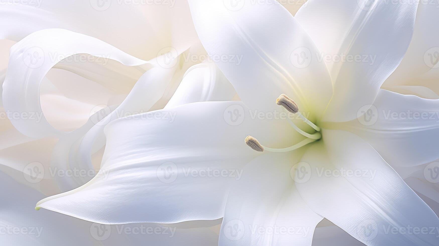 bloom white lily background photo