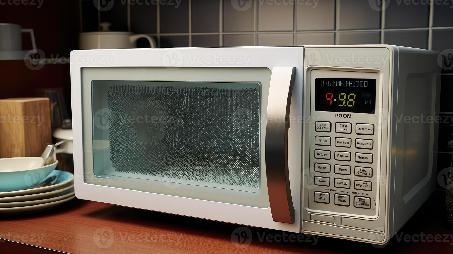 warning microwave door photo