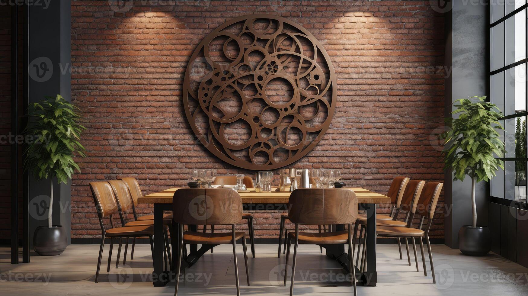 chic interior design wall art photo