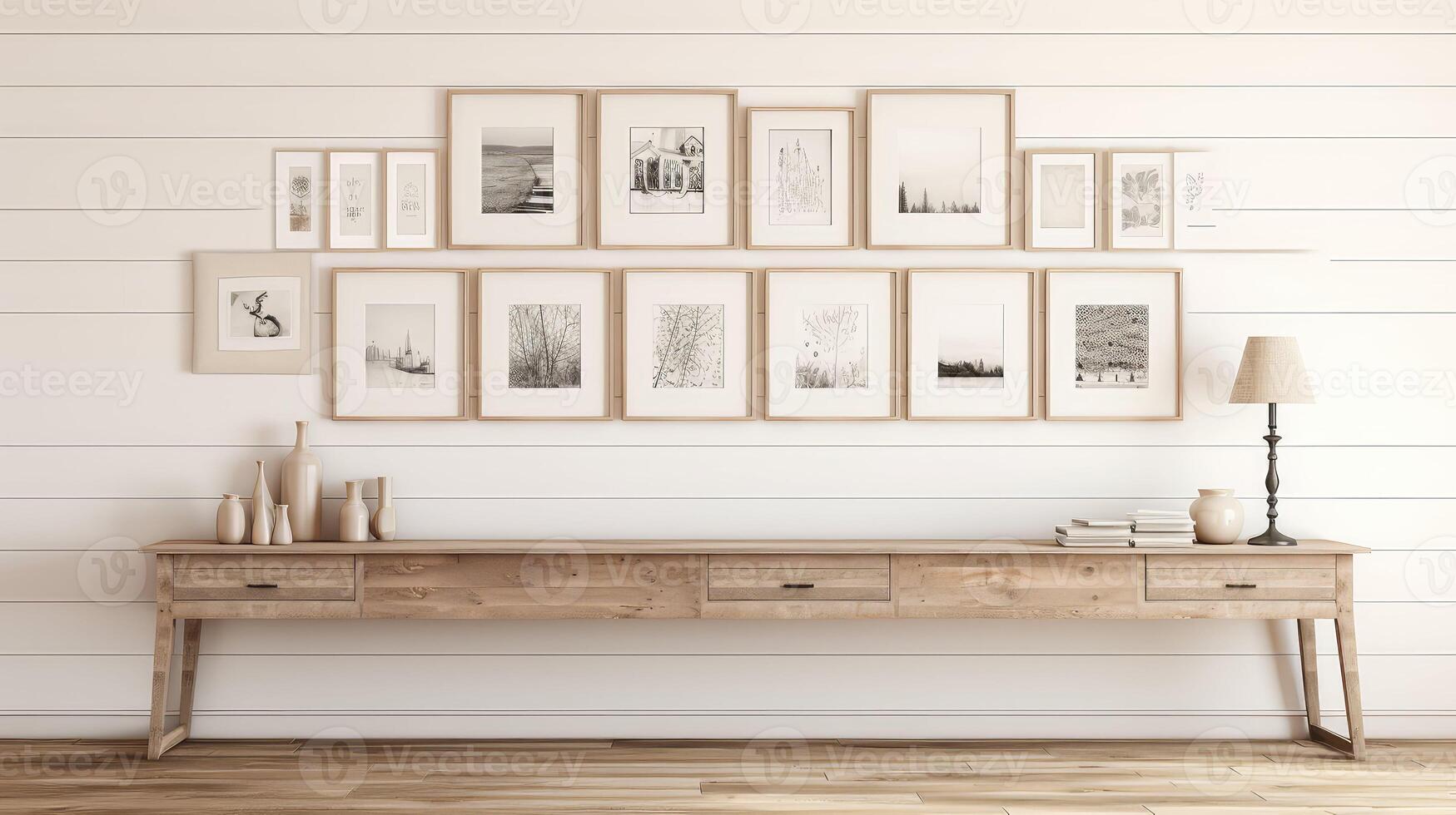 cozy white picture frame photo