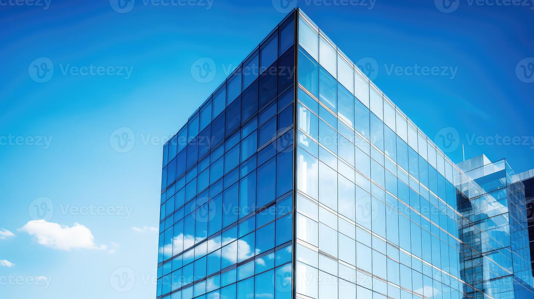 glass office building isolated photo