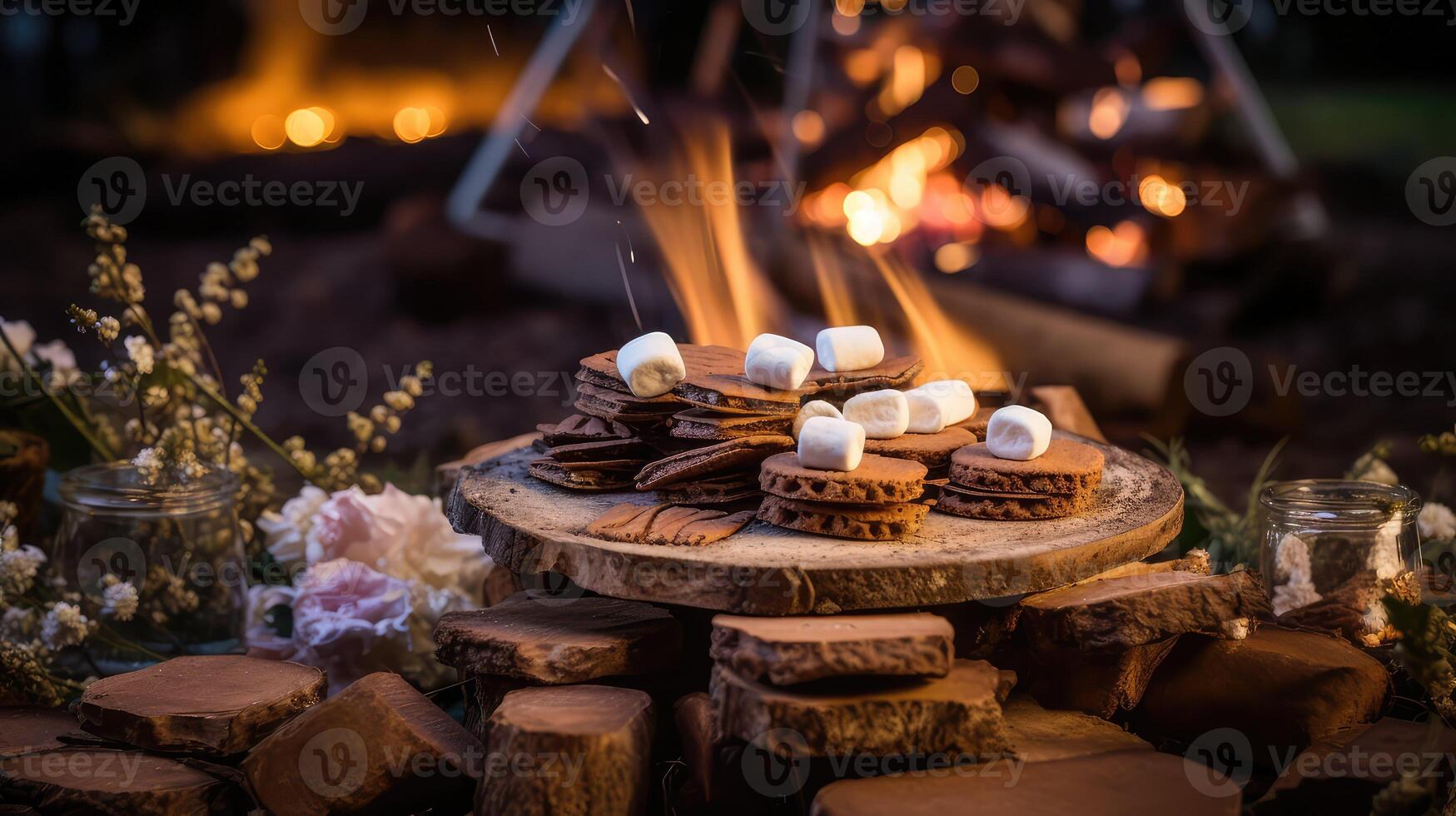 bon smores fire photo