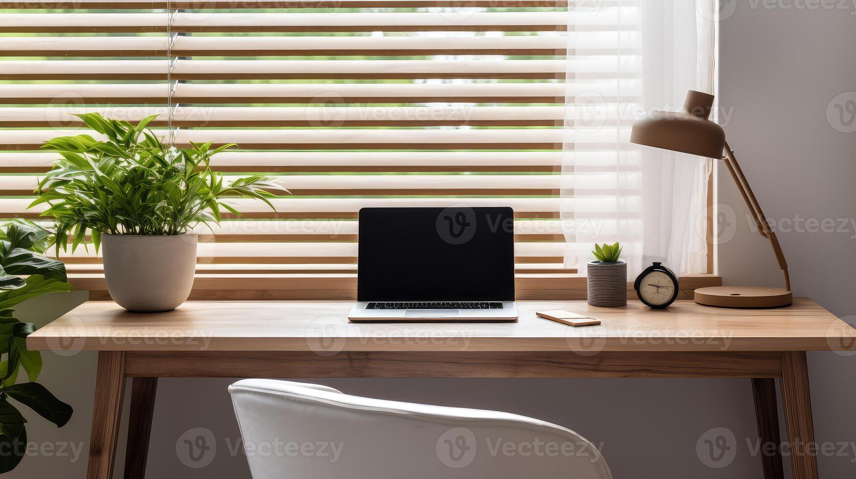 sleek working at a desk photo