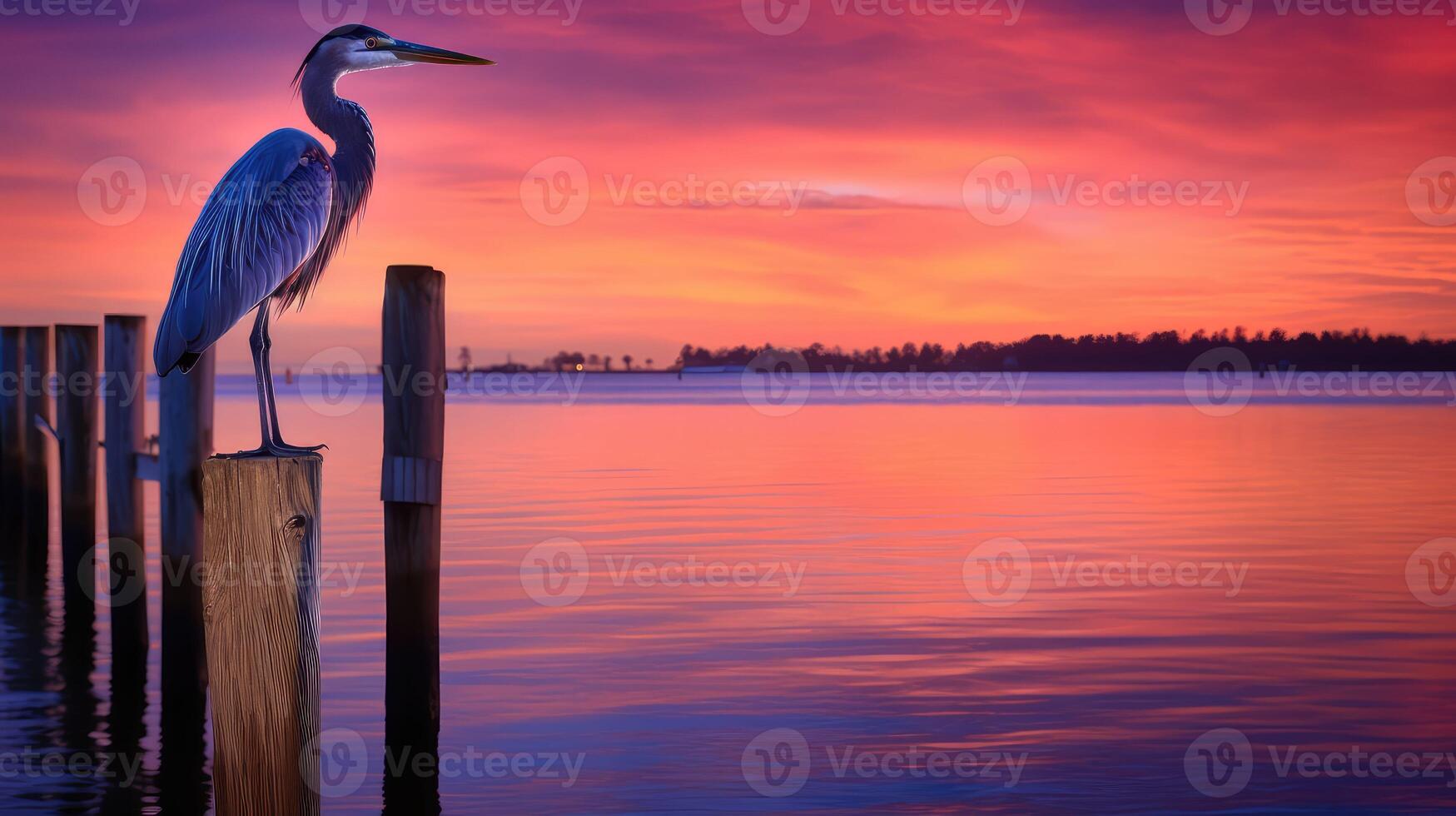 beauty blue heron photo