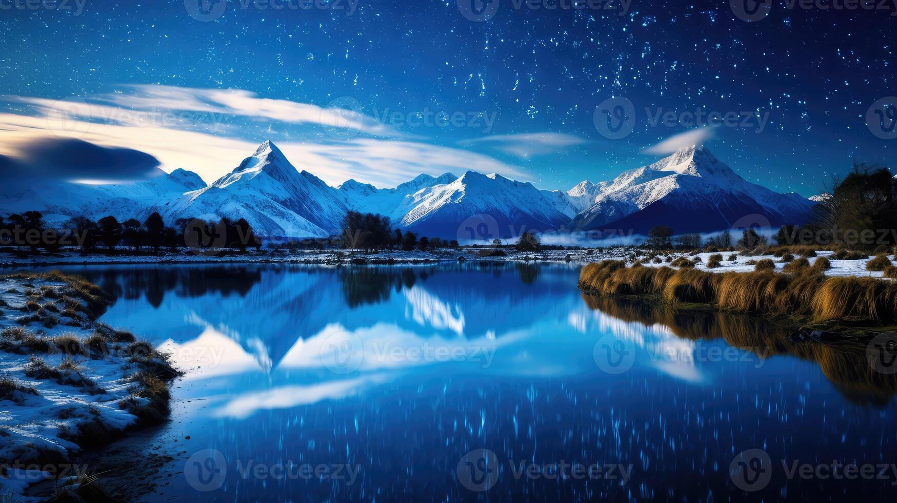 image blue sky stars photo