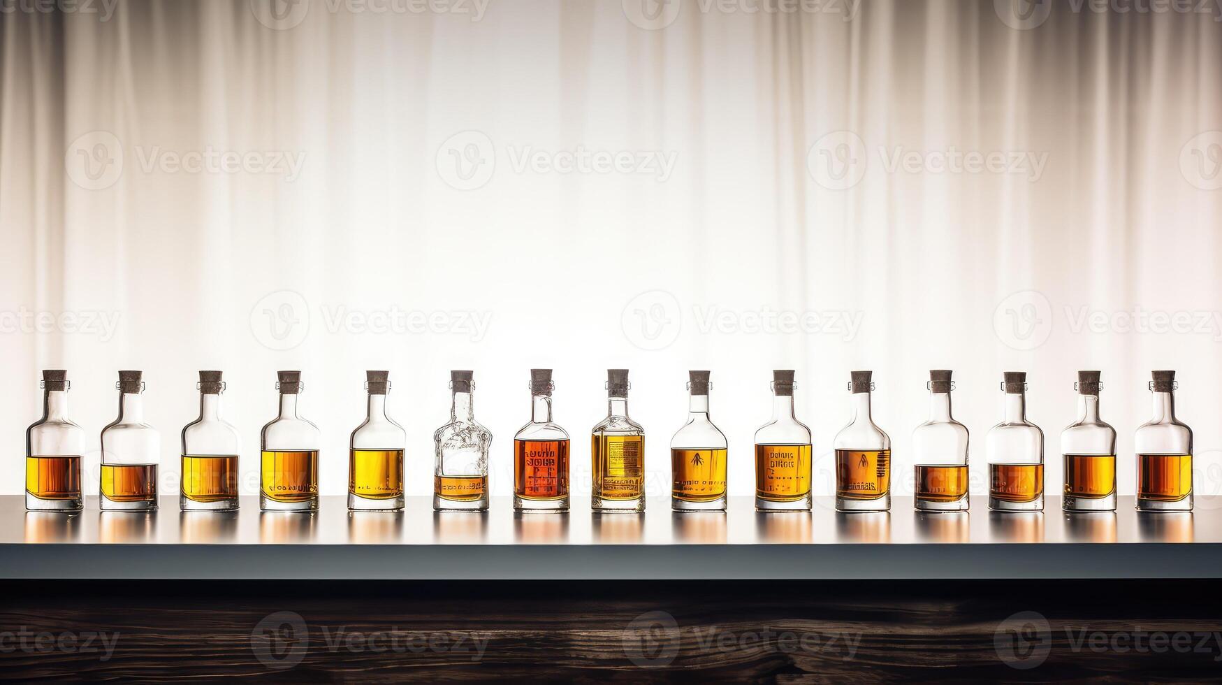 tasting whiskey bottles photo