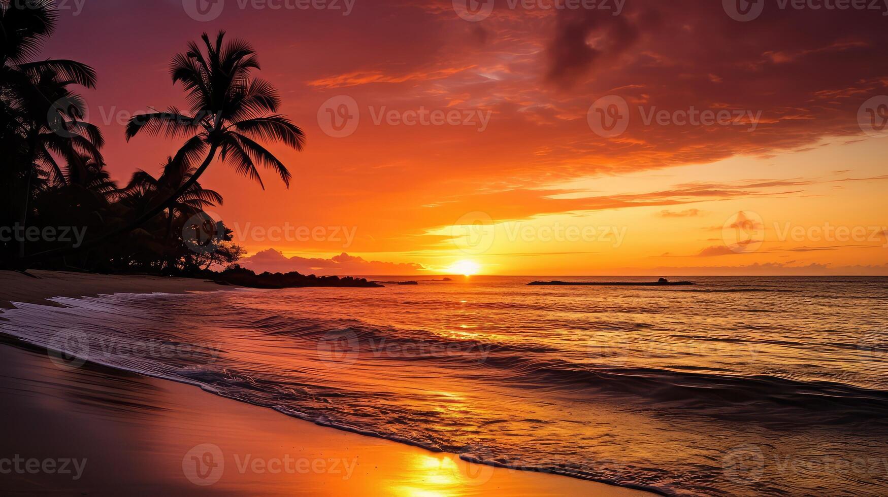 rise summer sun background photo