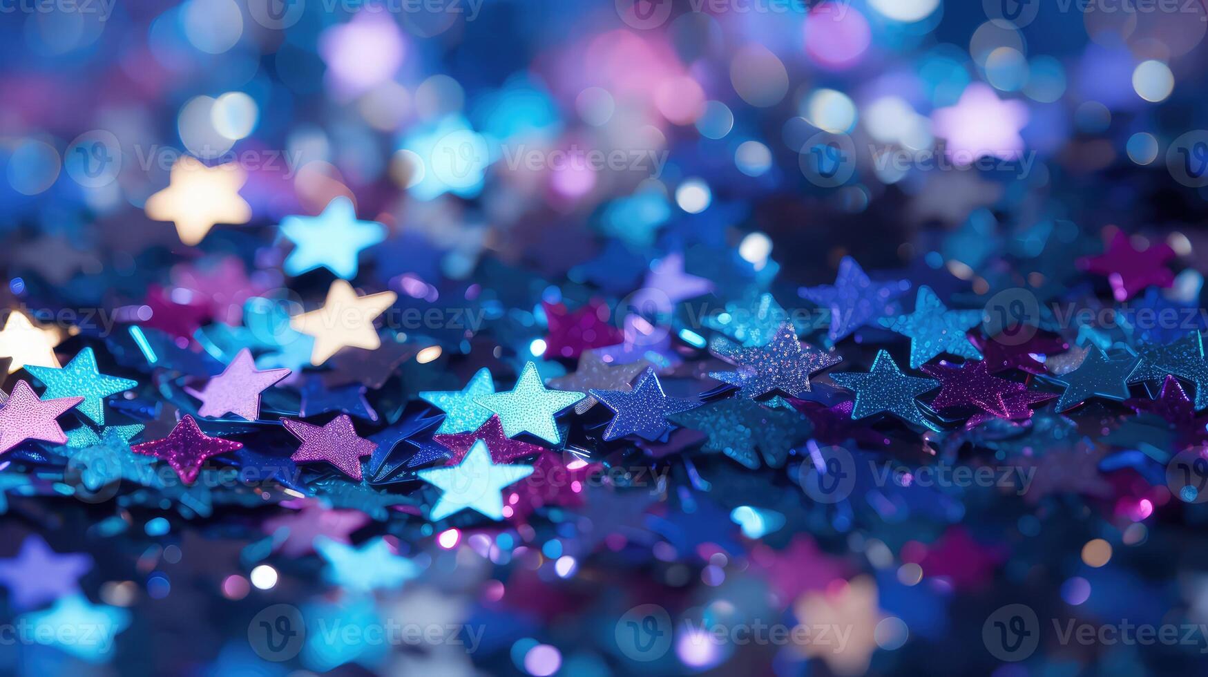 up confetti star photo