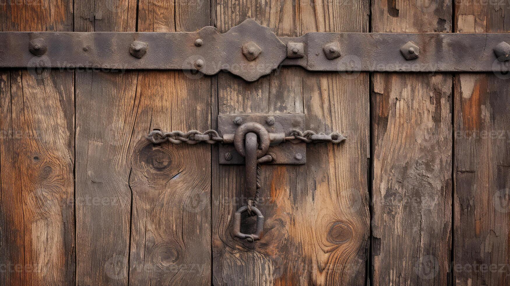 rustic barn wood door photo