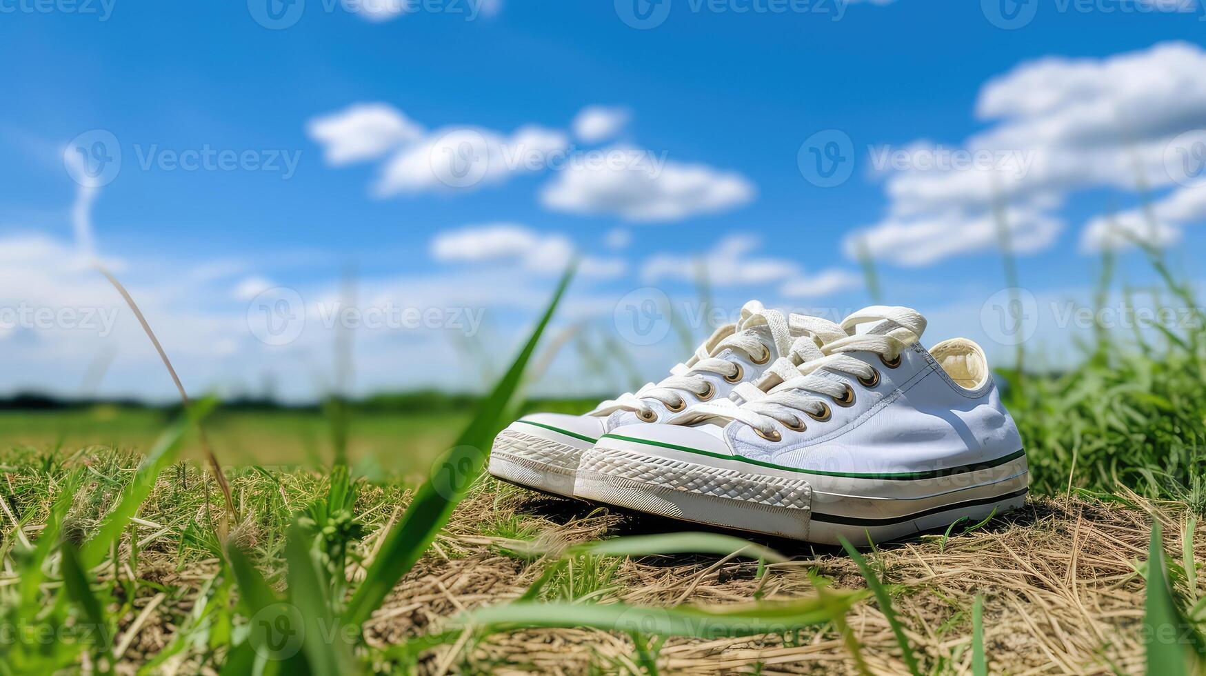 nature white sneakers photo