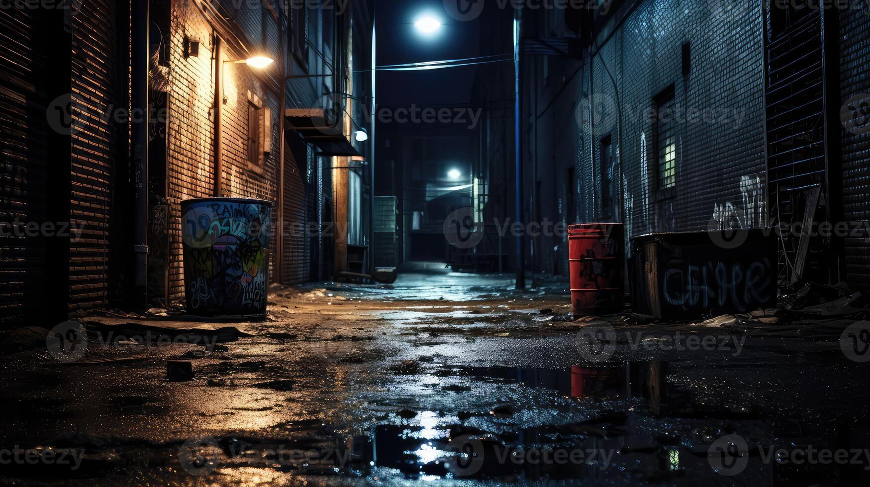 alleyway black grunge photo