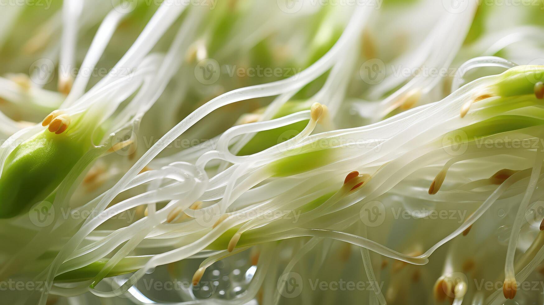close bean sprout photo