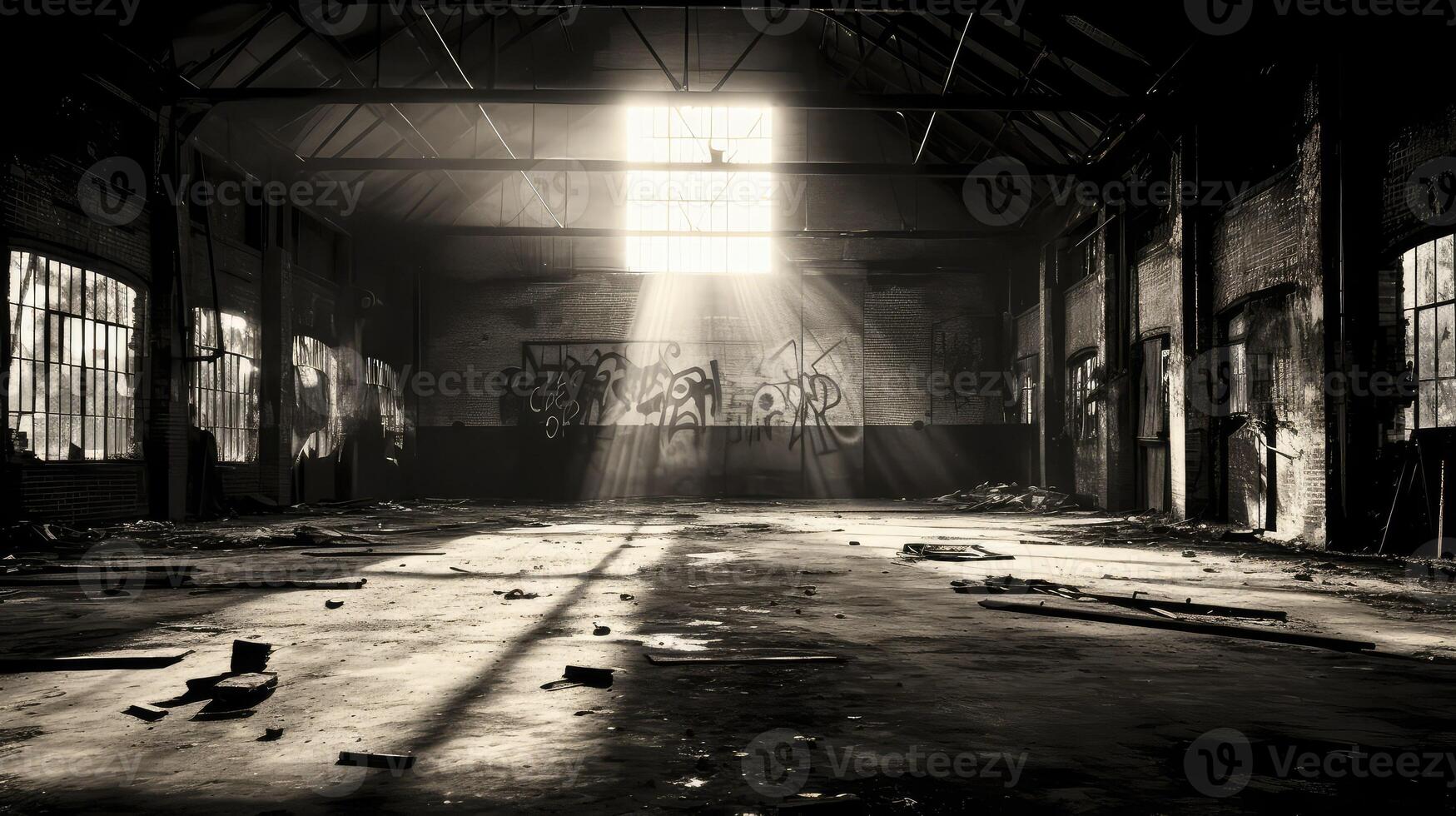 photograph buildings black and white photo
