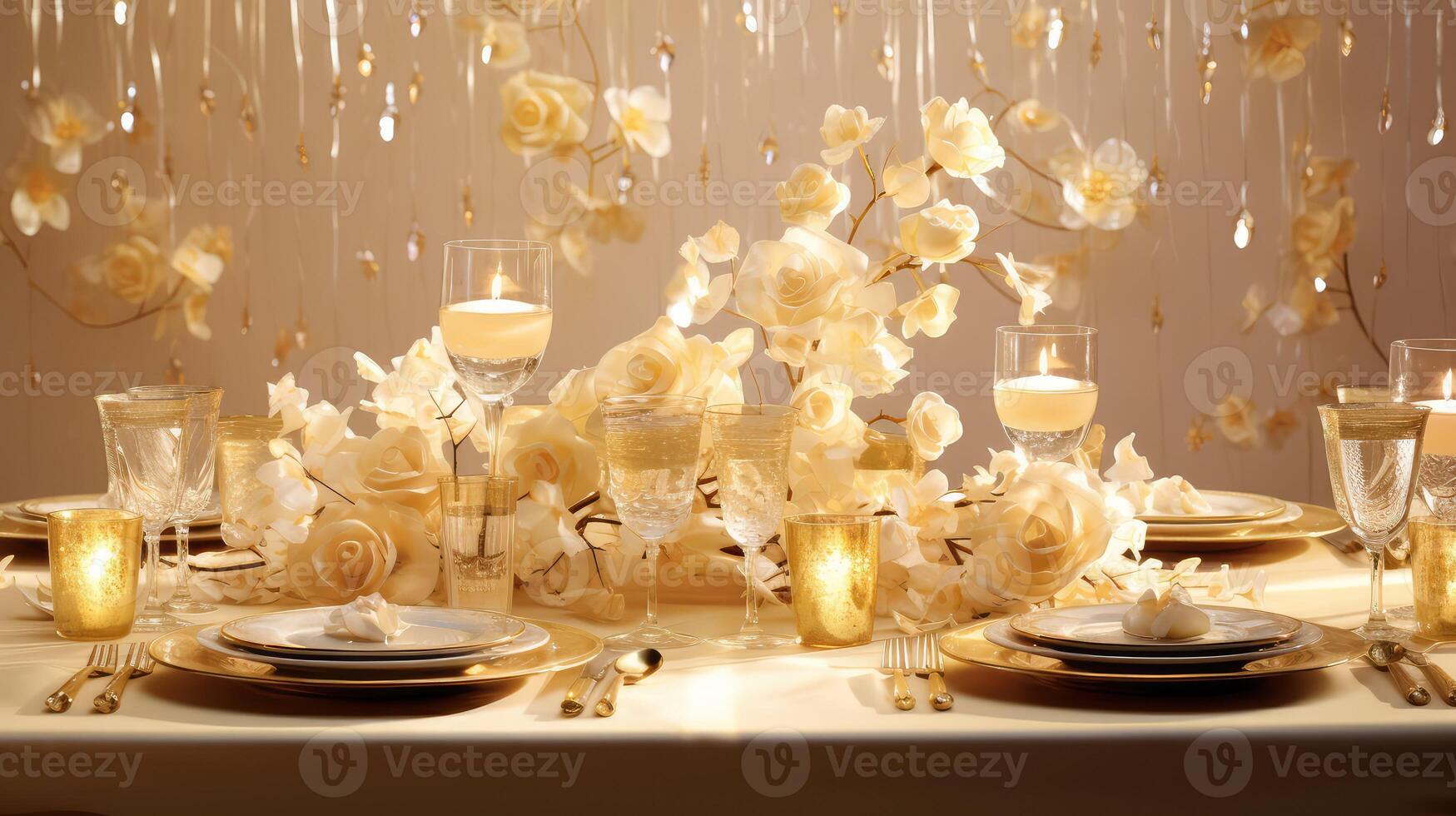 elegant party gold background photo