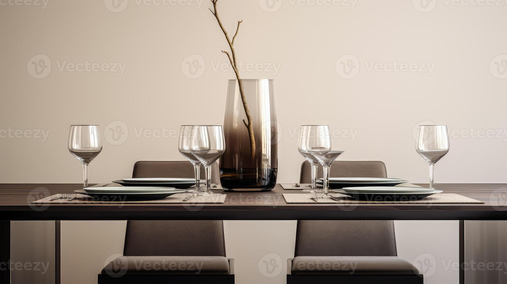 minimalism glass on table photo