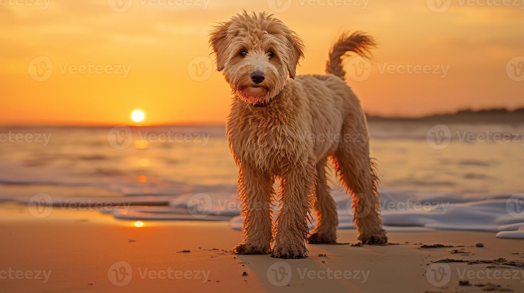 sandy golden doodles photo
