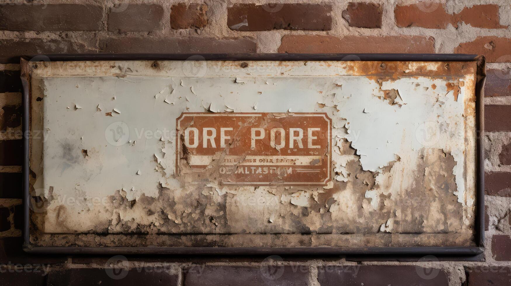 vintage distressed white metal photo