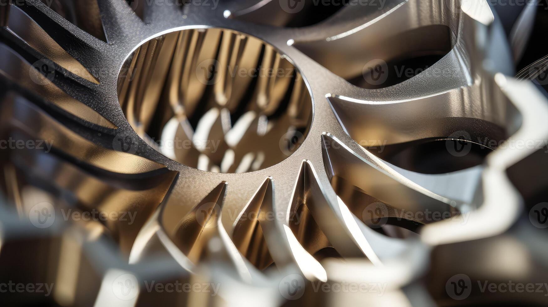 close metal printing photo