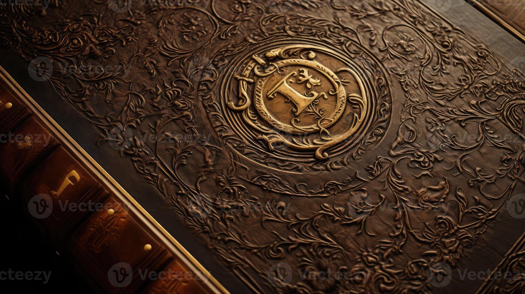 book gold letter photo