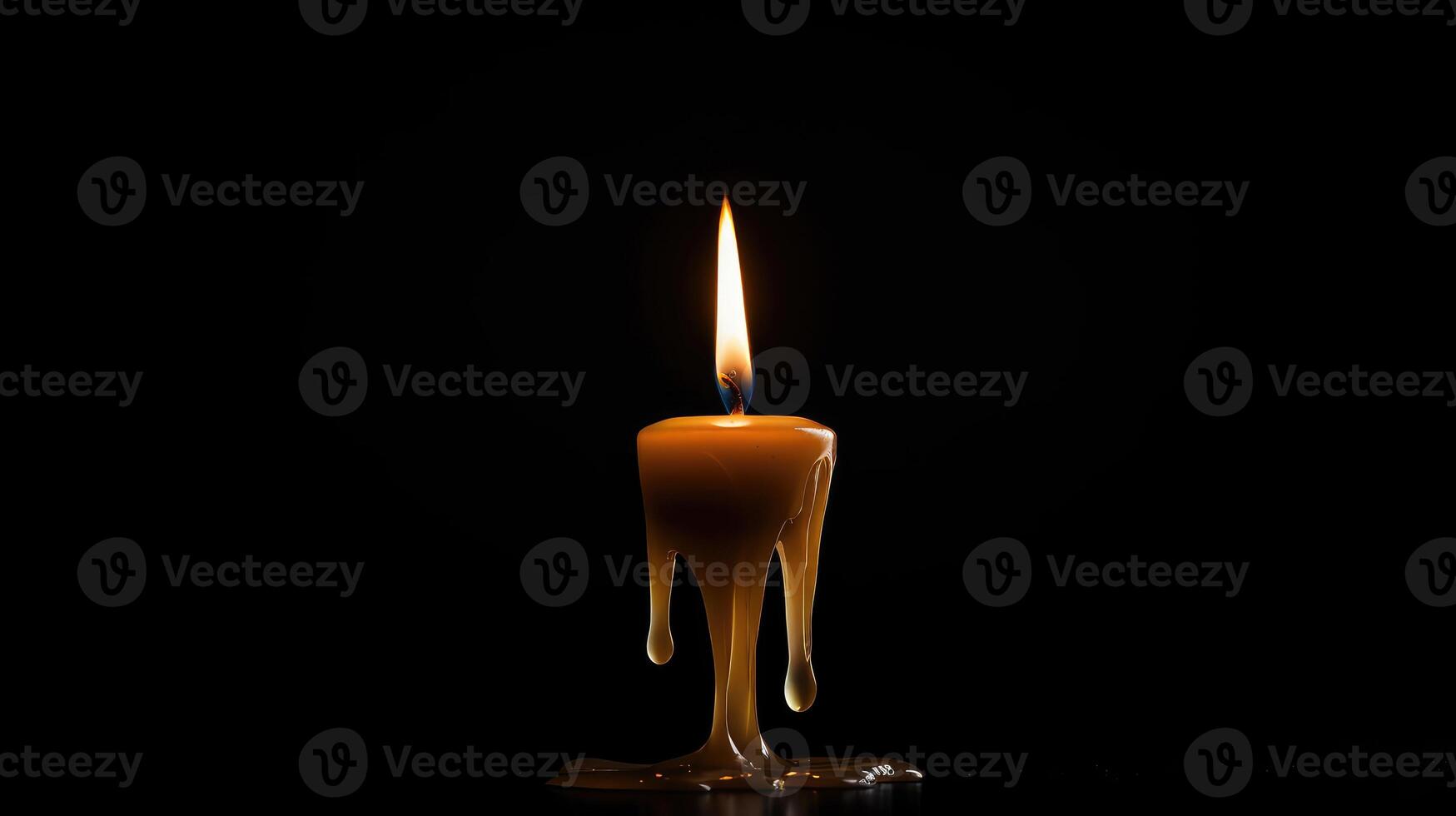 flame black background candle photo