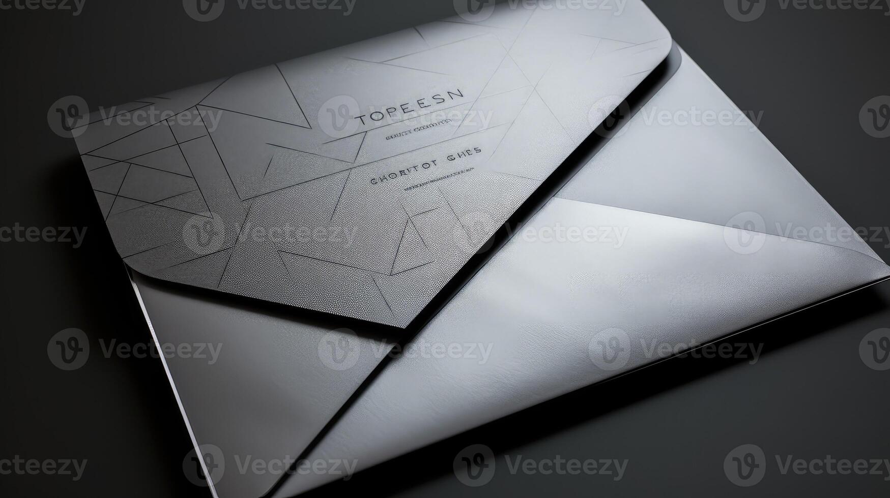 gala silver invitation photo