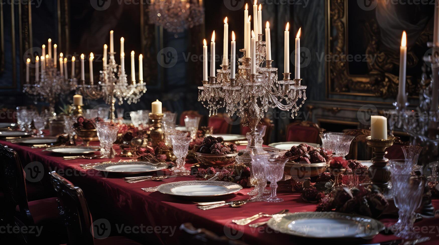 lavish fancy dining table photo