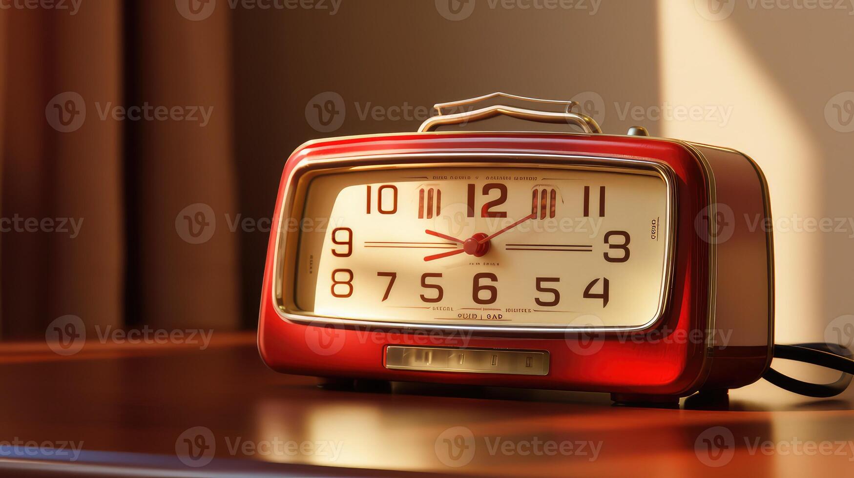 retro red digital numbers photo