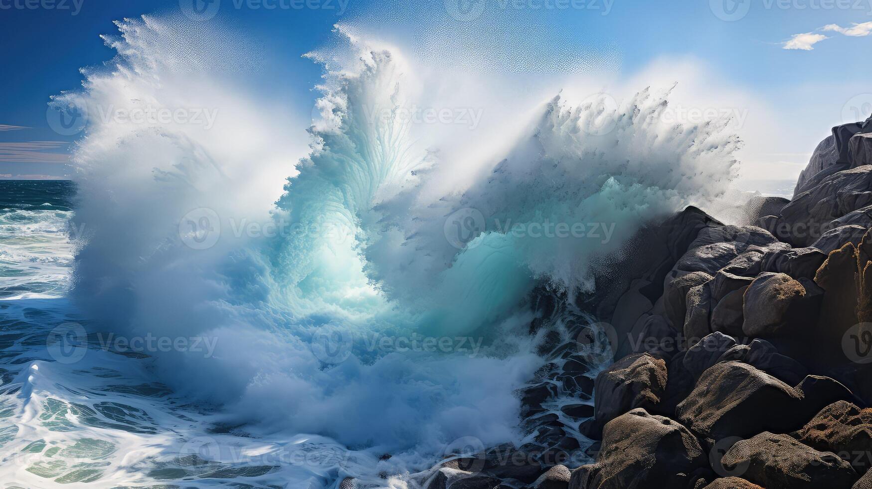 foam splashing water photo