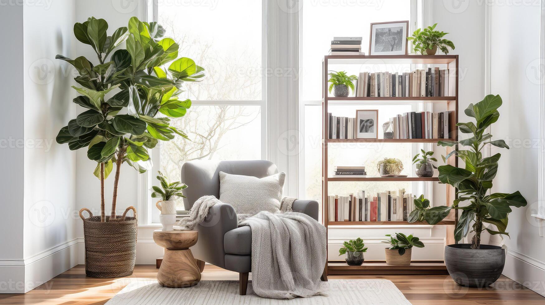 cozy plants in room photo