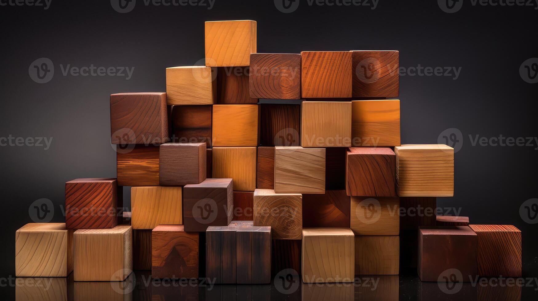 architecture wooden cube photo