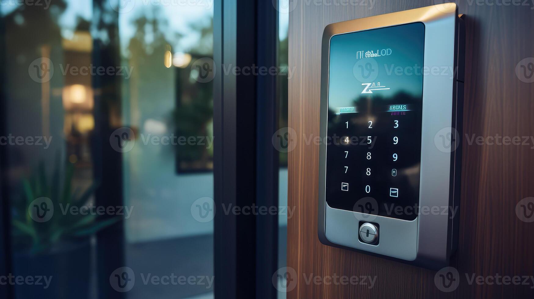 modern keyless door entry photo