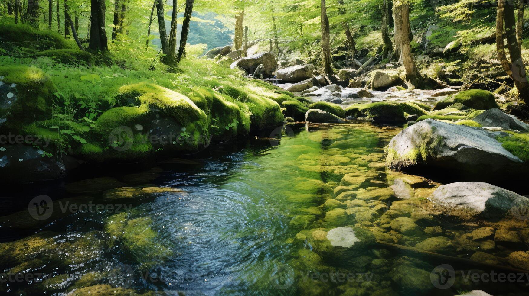 natural clean drinking water photo