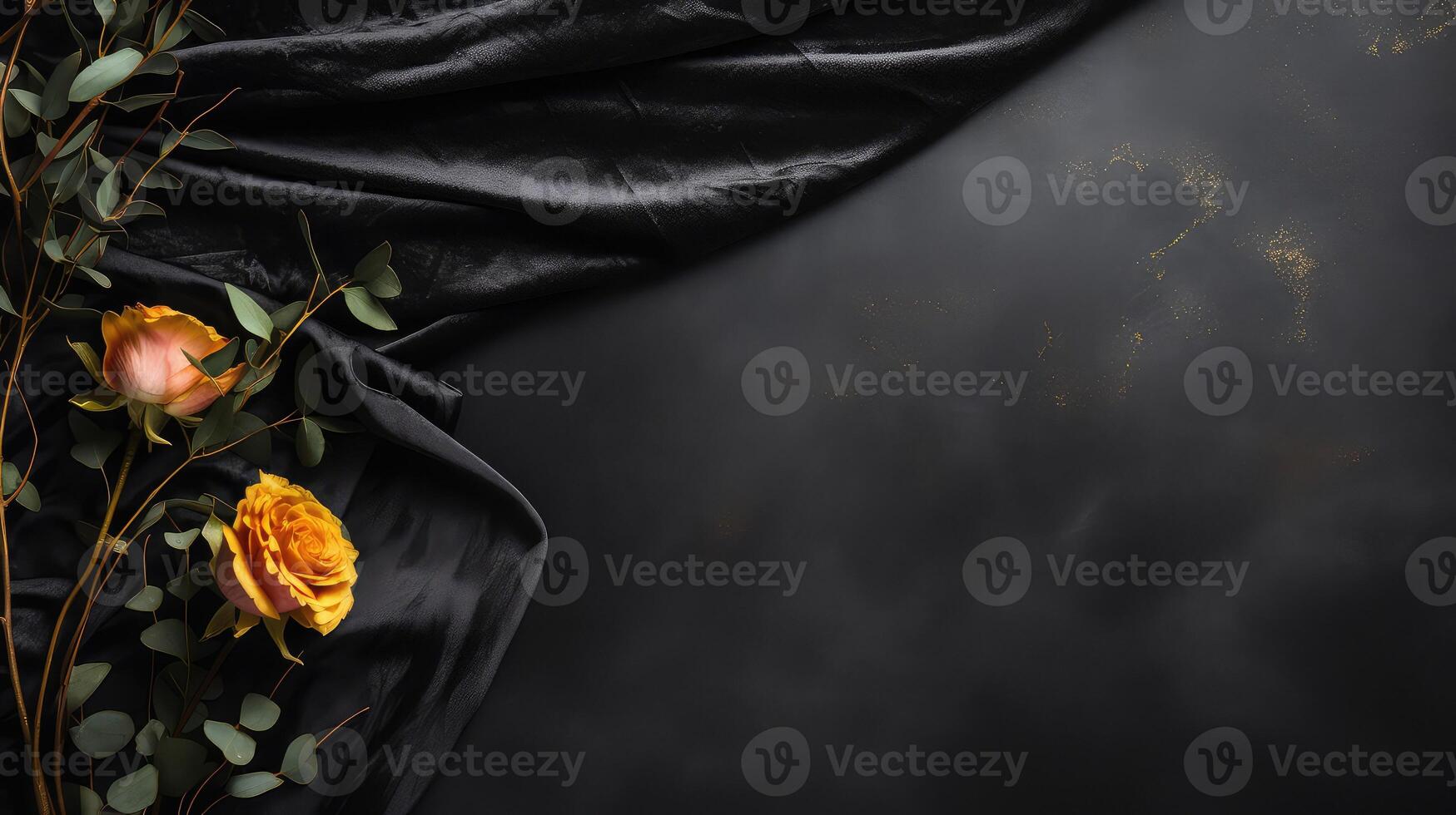 matte black velvet texture photo
