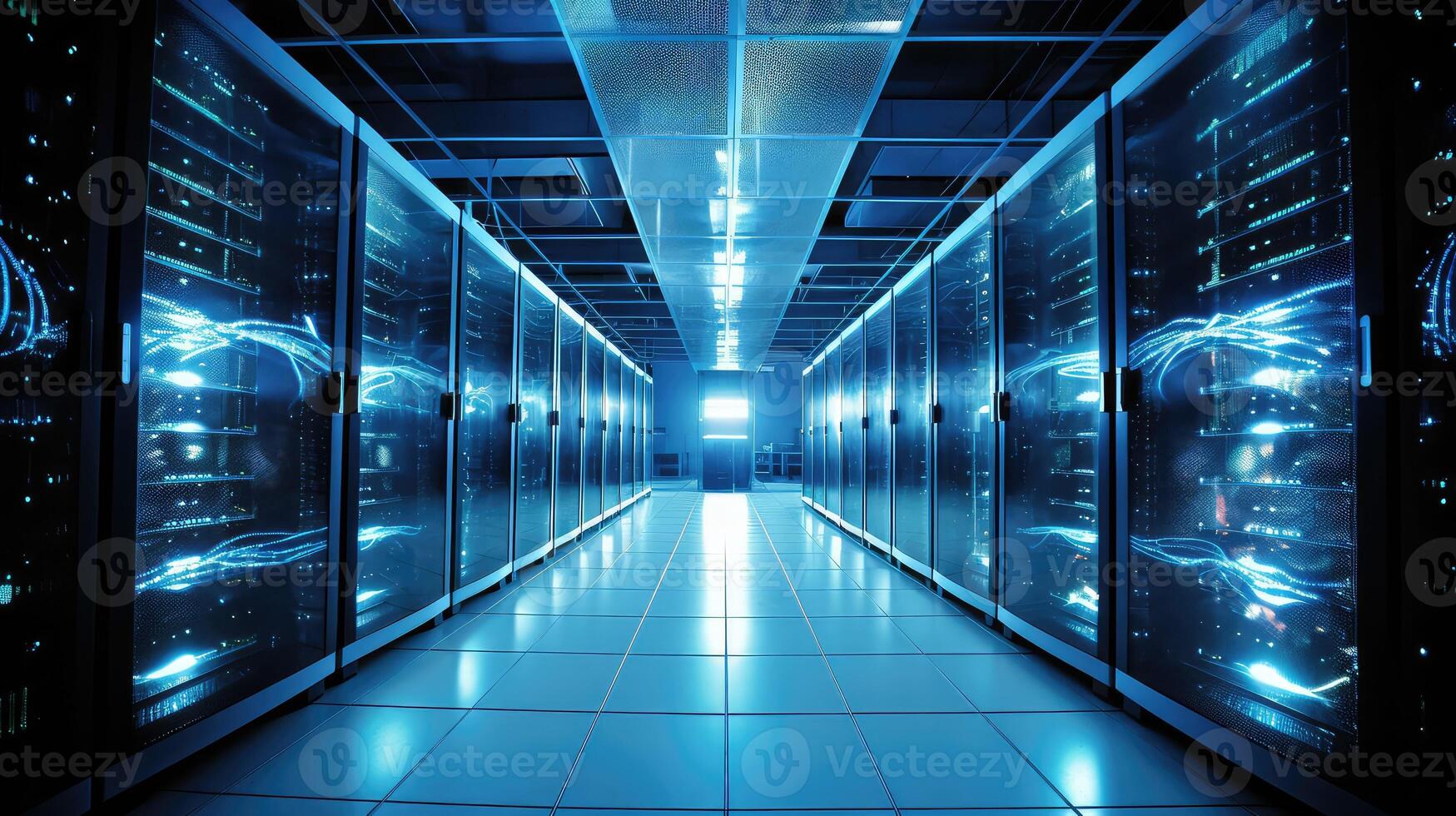 aisle data center management photo