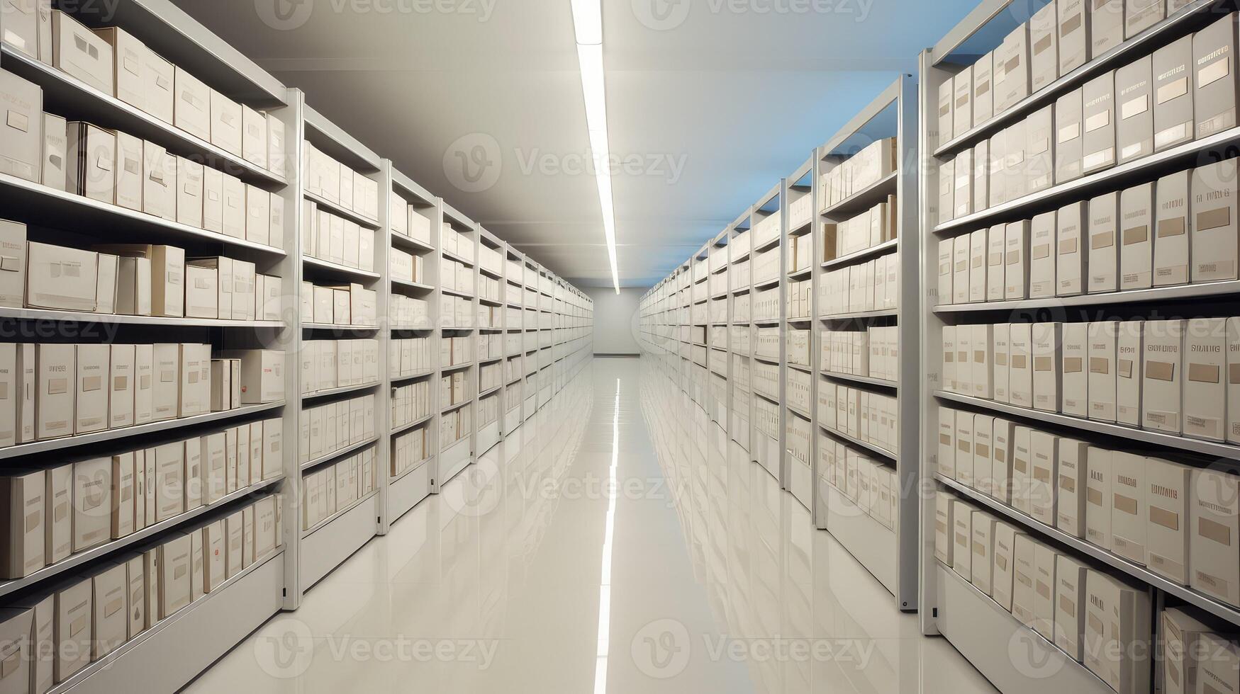 documents white binders on shelf photo