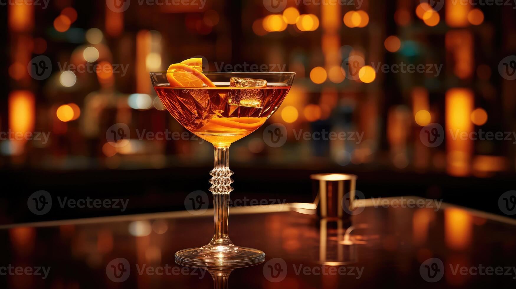elegant highball glass photo
