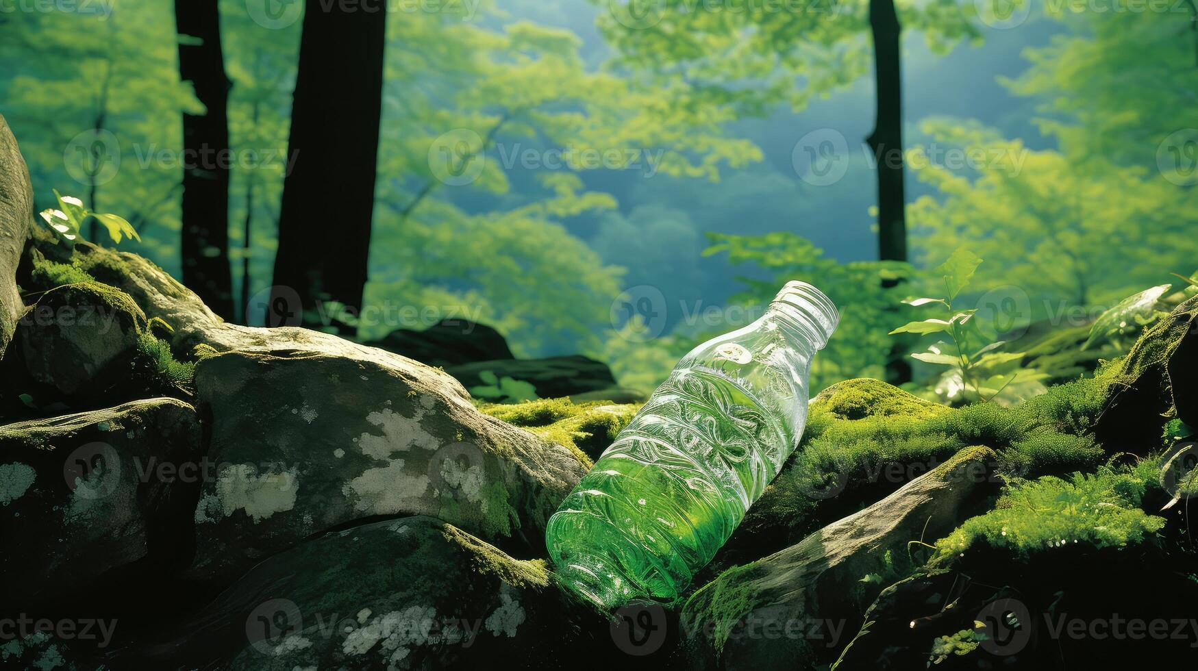landscape bottled water photo