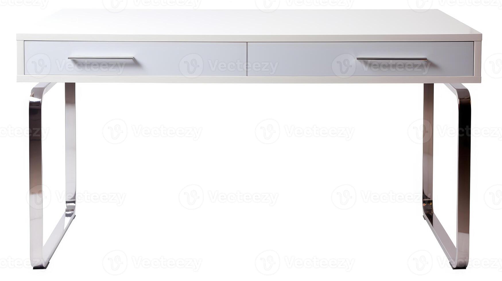 minimalist furniture on white background photo