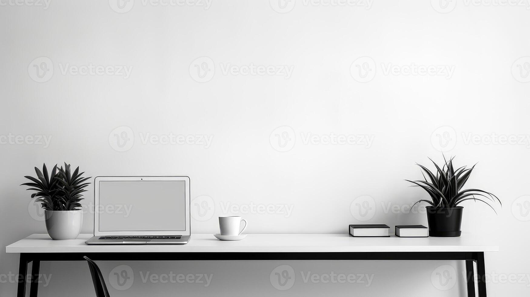 setup minimal desk photo