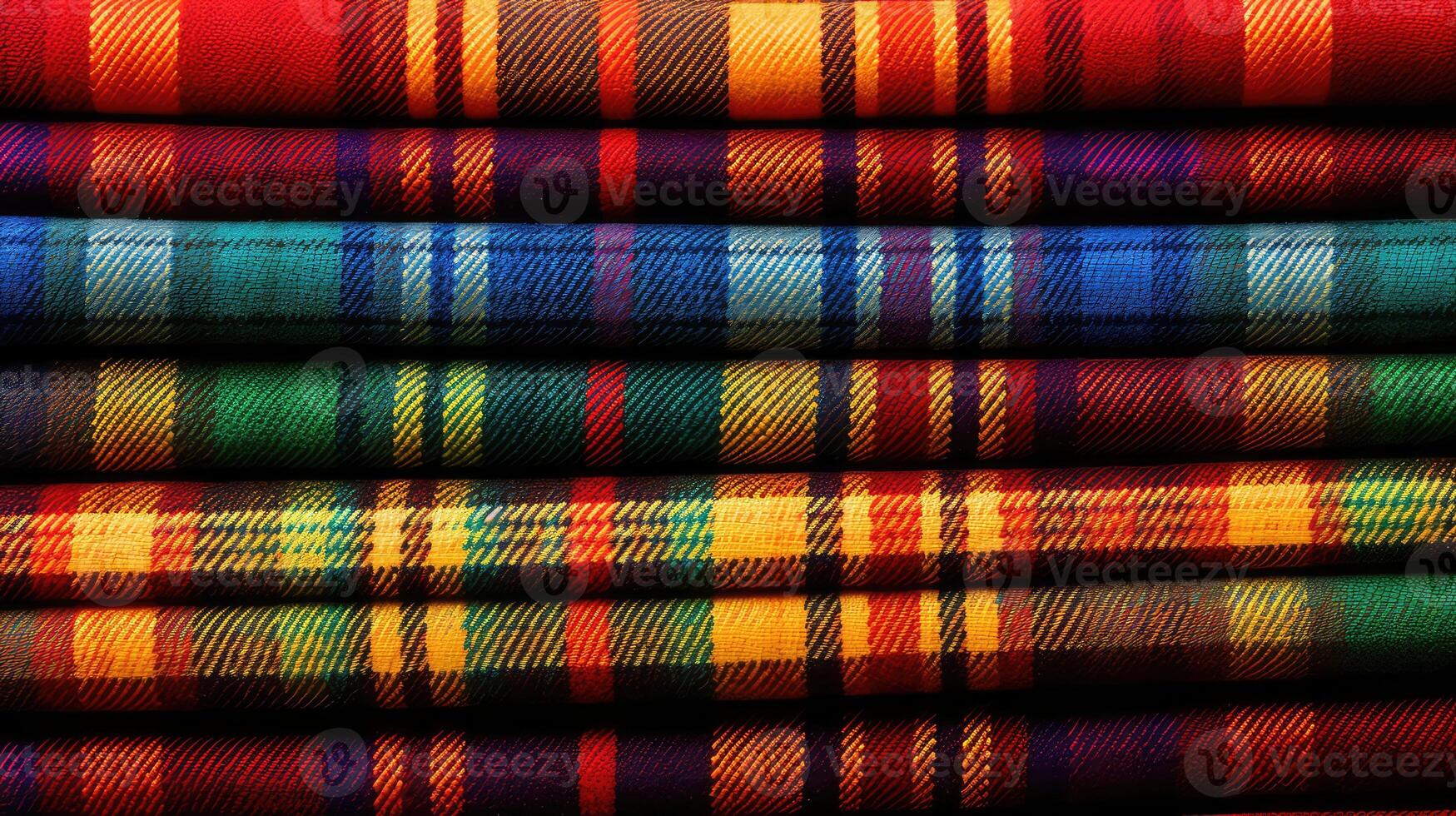colors woven fabric texture photo
