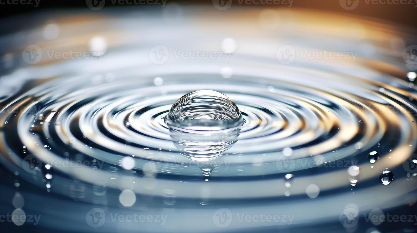 circles water ripples photo