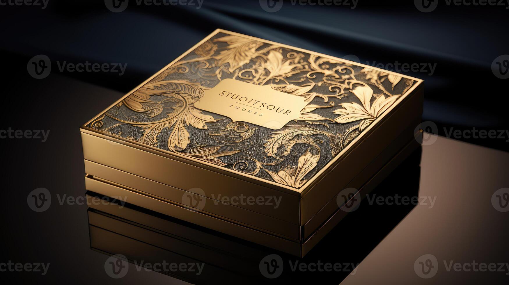 product gold foil mockup photo