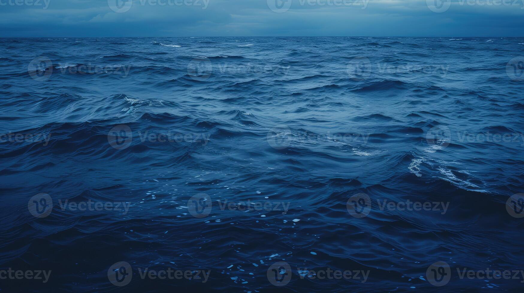 waves texture dark blue photo