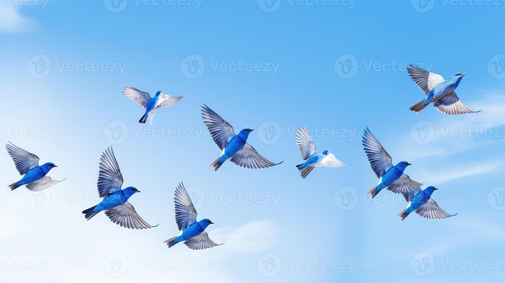 feathers blue birds photo