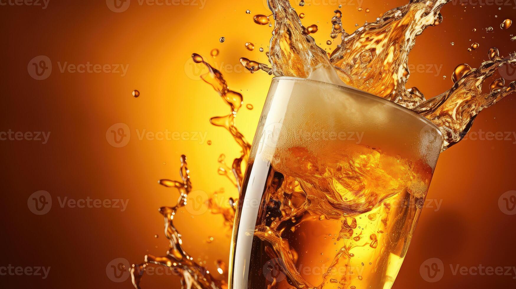 pour beer splash photo