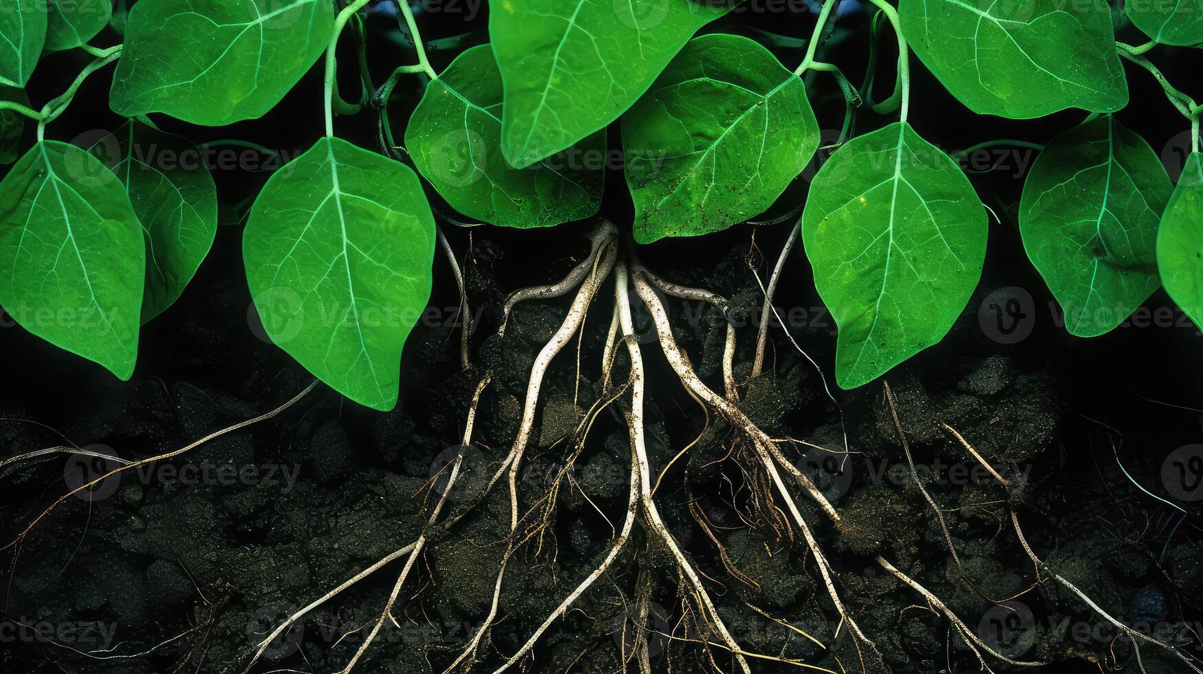 connection leaf root photo